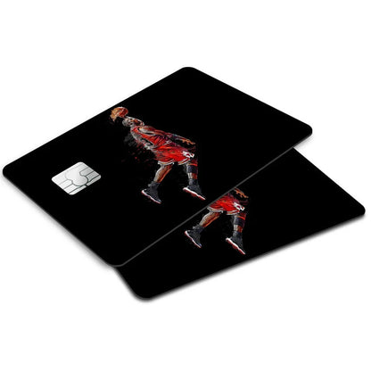 2 Pack Michael Jordan Dunk Credit Debit Card Sticker Vinyl Decal Skin Basketball