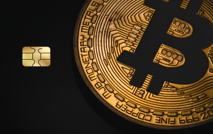 2 Pack Bitcoin Crypto Credit Debit Card Sticker Vinyl Skin Durable Decal Sticker