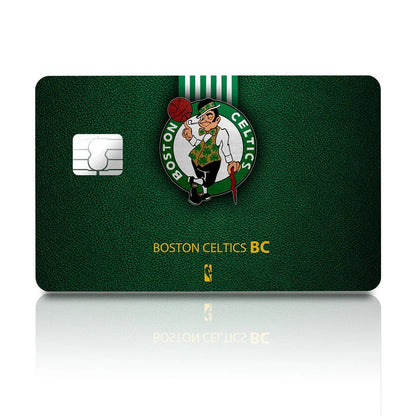 2 Pack Boston Celtics Credit Debit Card Sticker Vinyl Decal Skin NBA Basketball