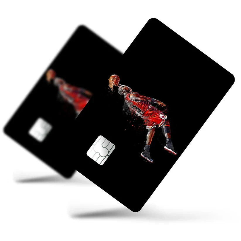 2 Pack Michael Jordan Dunk Credit Debit Card Sticker Vinyl Decal Skin Basketball