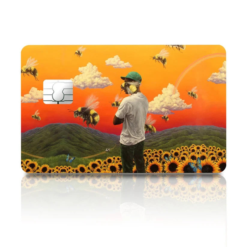2 Pack Tyler The Creator Flower Credit Debit Card Sticker Vinyl Decal Skin Cool