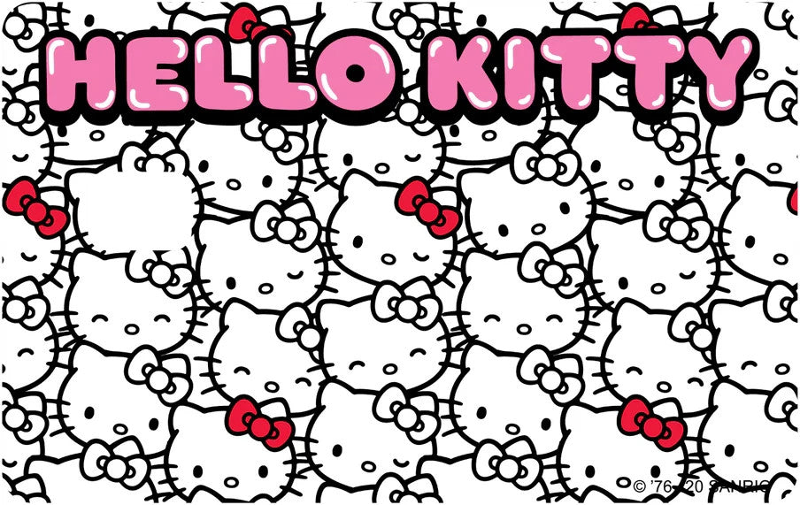 2 Pack Hello Kitty Cute Faces Credit Debit Card Sticker Durable Vinyl Waterproof