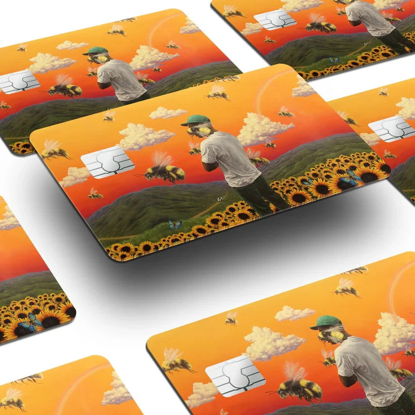 2 Pack Tyler The Creator Flower Credit Debit Card Sticker Vinyl Decal Skin Cool