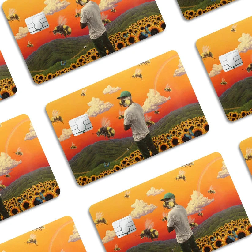 2 Pack Tyler The Creator Flower Credit Debit Card Sticker Vinyl Decal Skin Cool