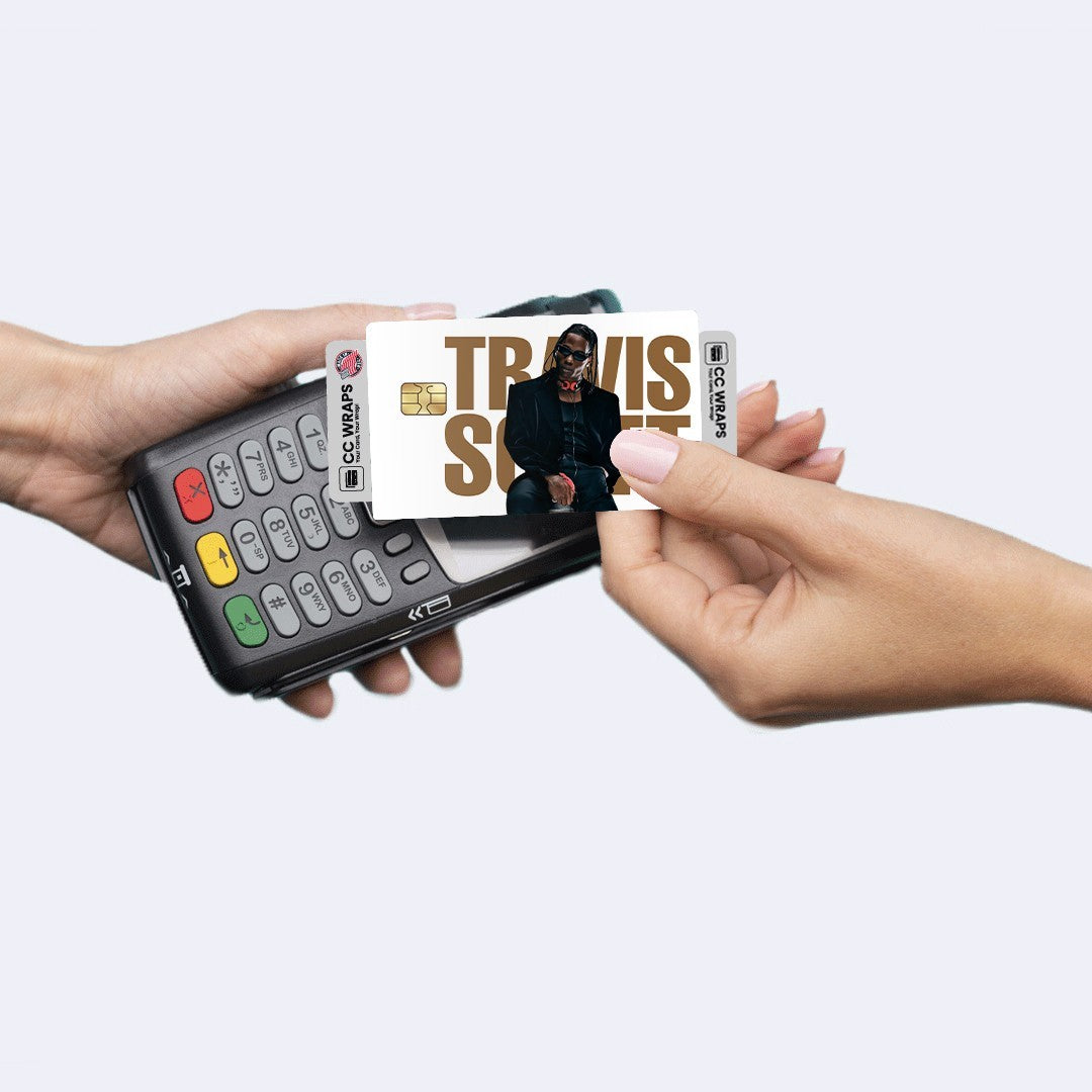 2 Pack Travis Scott Credit Debit Card Sticker Vinyl Decal Skin Astroworld Cool