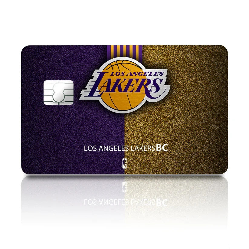 2 Pack LA Lakers Credit Debit Card Sticker Vinyl Decal Skin Basketball NBA