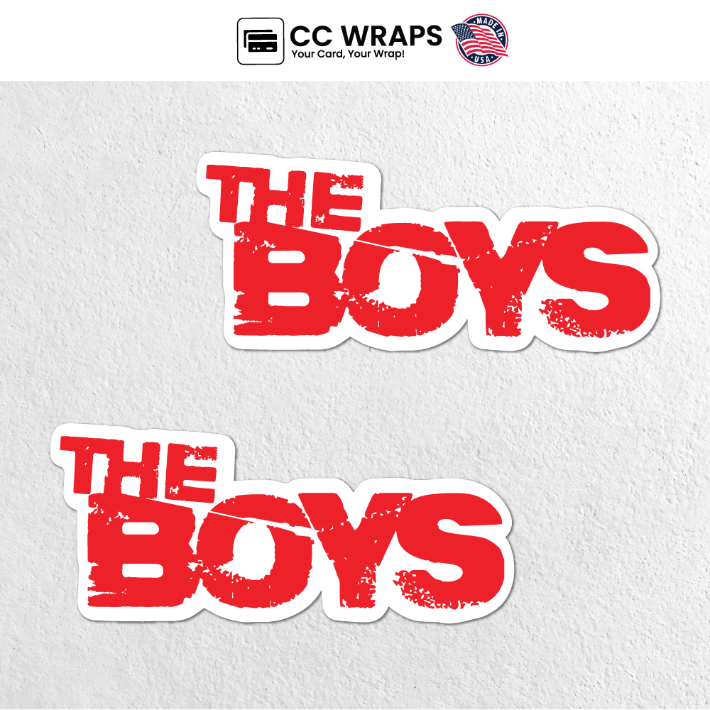 Pack of 2 The Boys Stickers 4 Inch Cool Superhero TV Show Vinyl Decals