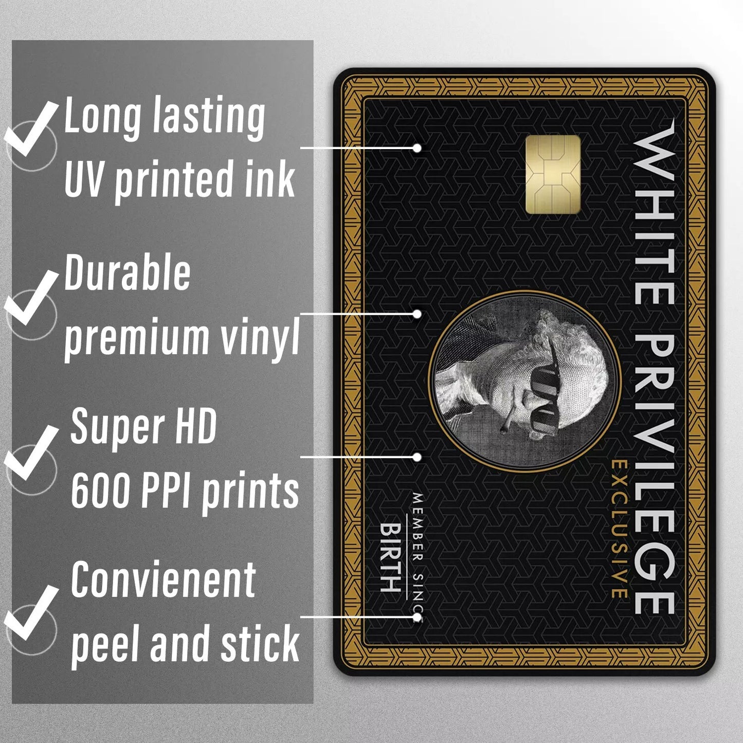 2 Pack Wh te Prv ge Exclusive Debit Card Skin CCWraps Credit Card Vinyl Sticker