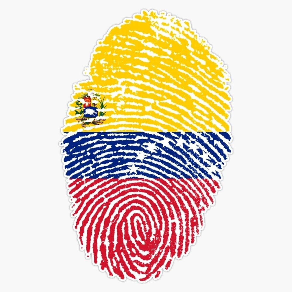 Huellas Venezuela Vinyl Waterproof Sticker Decal Car Laptop Wall Window Bumper