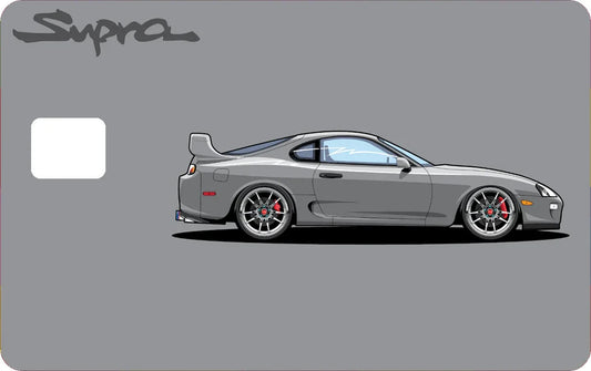 2 Pack Toyota Supra Car Credit Debit Card Sticker Durable Vinyl Design DecalSkin