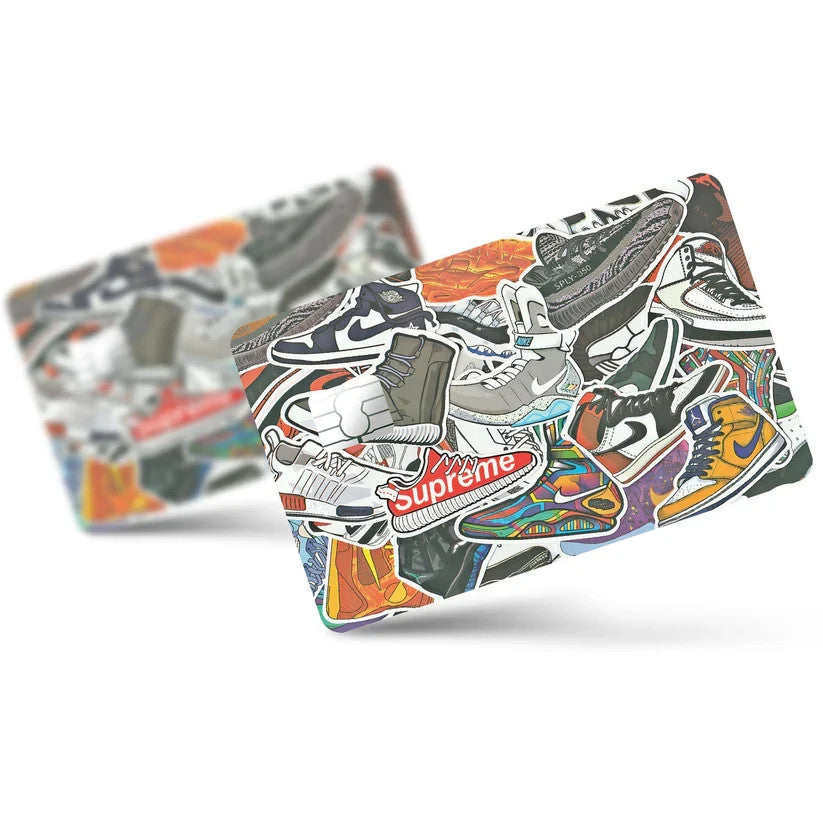 2 Pack Nike Fresh Kicks Credit Debit Card Sticker Vinyl Decal Skin Sneakerhead