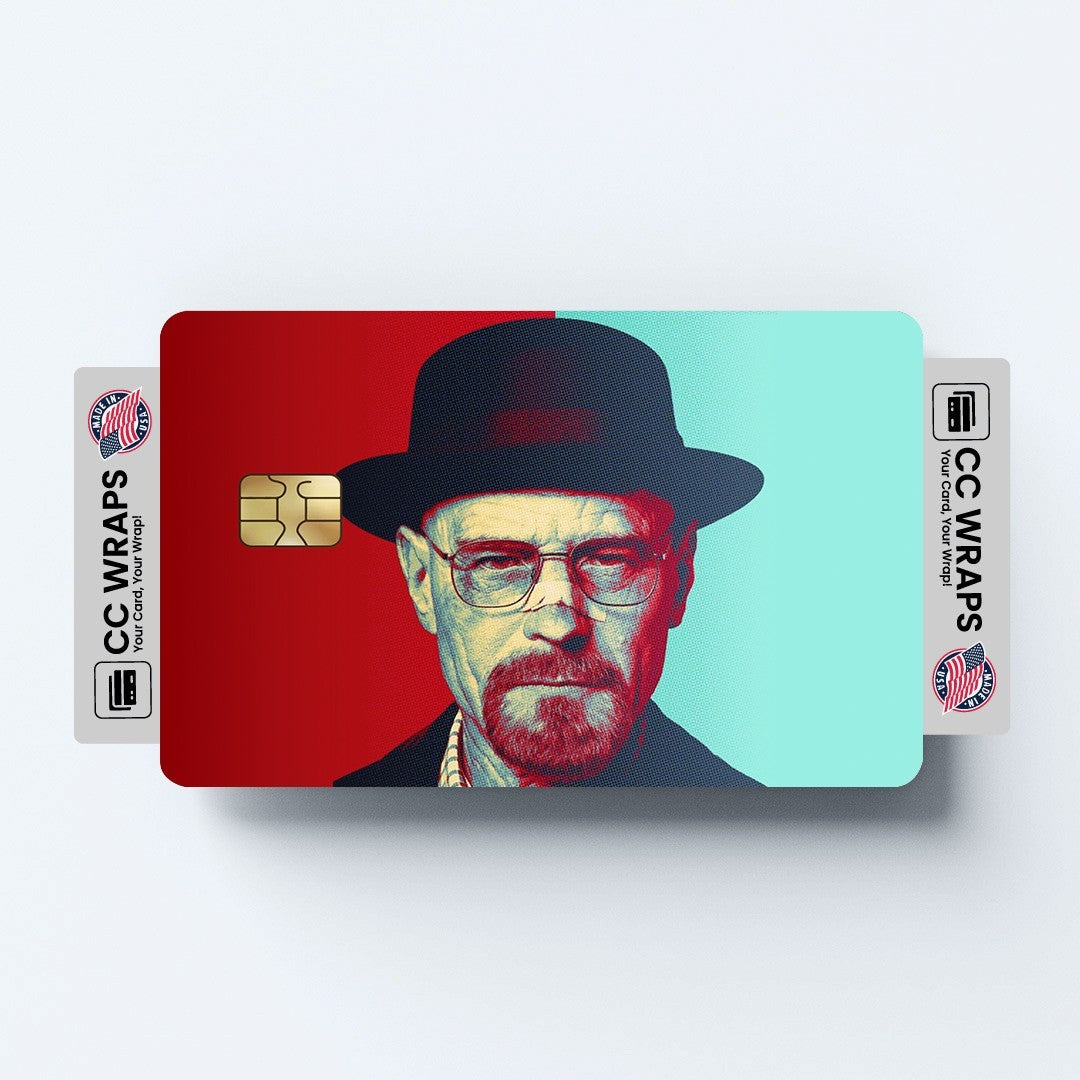 2 Pack Walter White Credit Debit Card Sticker Vinyl Decal Skin Breaking Bad Cool