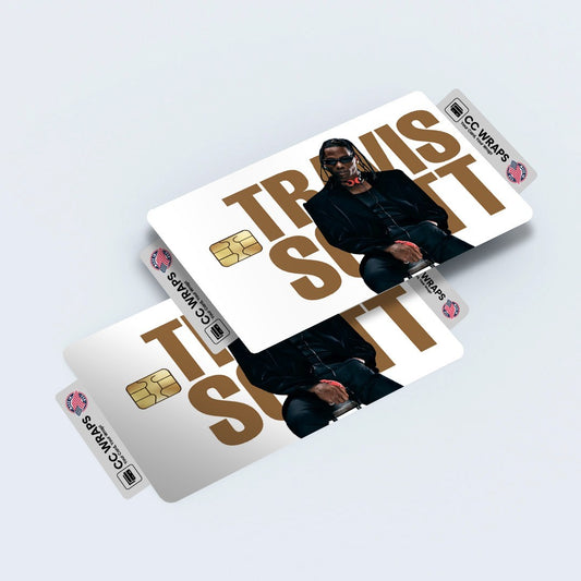 2 Pack Travis Scott Credit Debit Card Sticker Vinyl Decal Skin Astroworld Cool