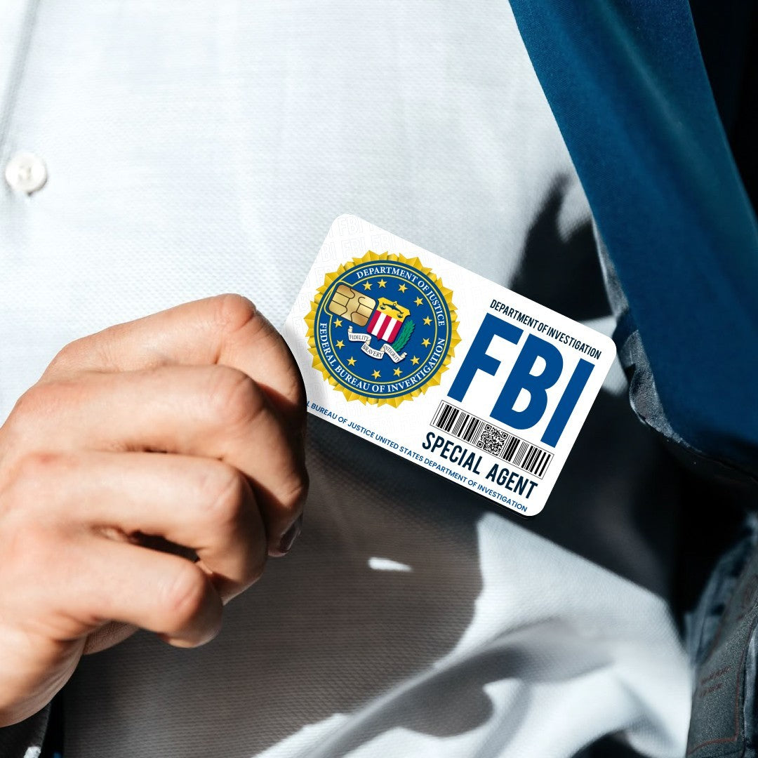 2 Pack Exclusive FBI Credit Debit Card Sticker Vinyl Skin Durable Decal