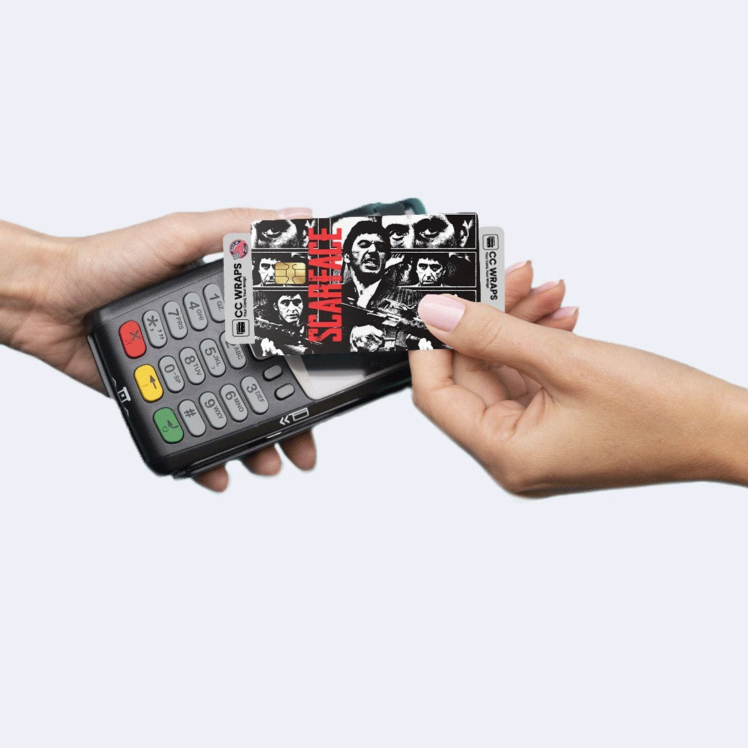 2 Pack Scarface Credit Debit Card Sticker Vinyl Decal Skin Tony Montana Cool