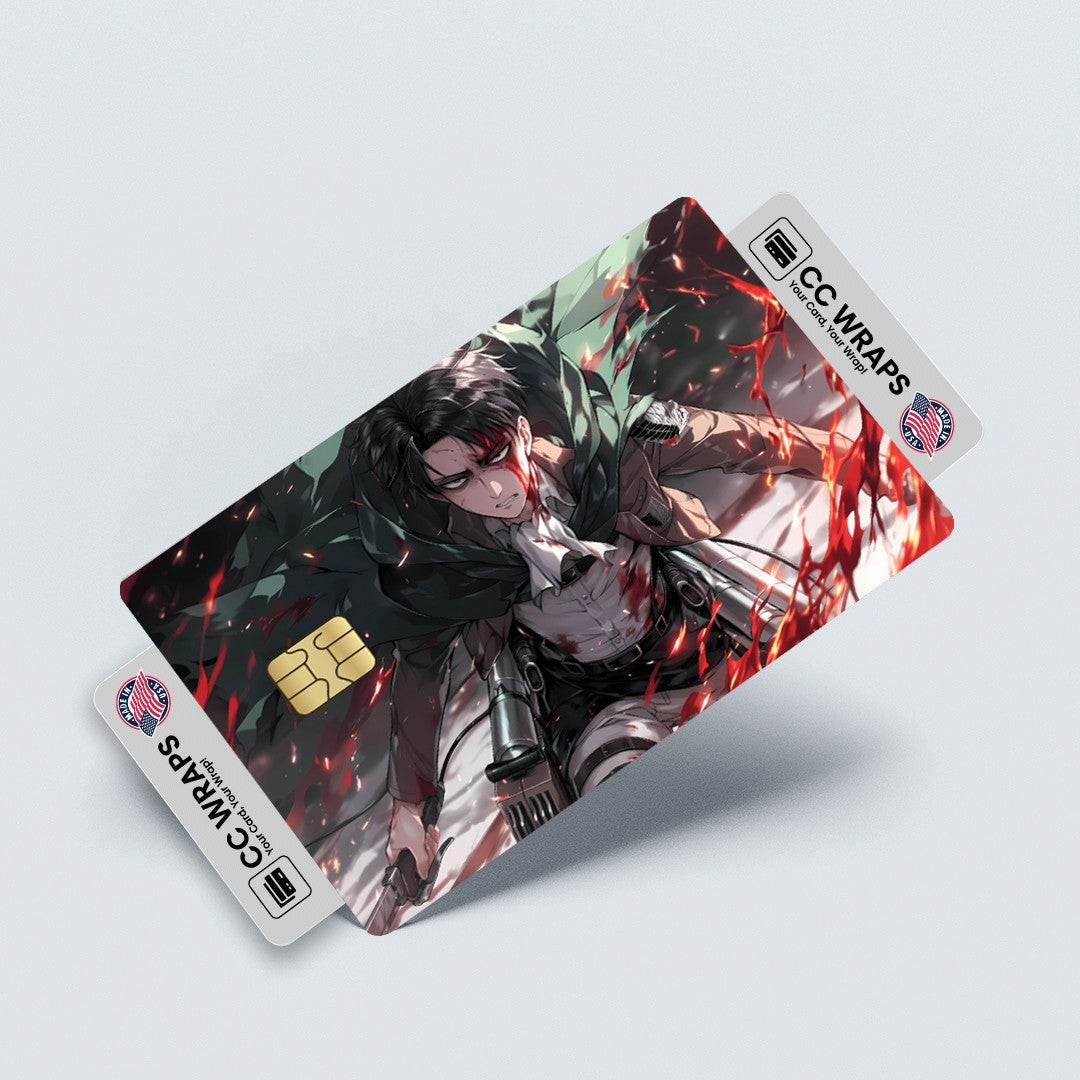 2 Pack L Death Note Anime Credit Debit Card Sticker Durable Vinyl Decal Skin