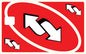 2 Pack UNO Reverse Red Credit Debit Card Sticker Durable Vinyl Waterproof Decal
