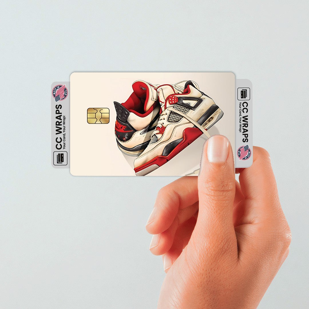 2 Pack Pink Nike Air Jordans Credit Debit Card Sticker Sneaker Vinyl Skin