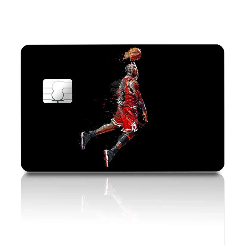2 Pack Michael Jordan Dunk Credit Debit Card Sticker Vinyl Decal Skin Basketball