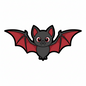 2 Pack Cute Baby Vampire Bat Sticker 5x3 Inch | Adorable Halloween Vinyl Decal