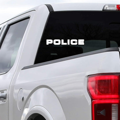 5PCS POLICE Decal Sticker – 5inch x 2inch Vinyl Law Enforcement Car Window Bumper