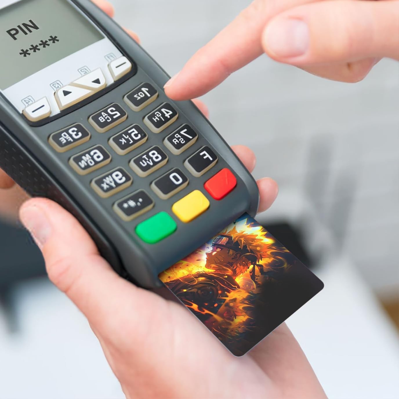 2 Pack Vamp Naruto Credit Debit Card Sticker Durable Vinyl Anime Decal Skin