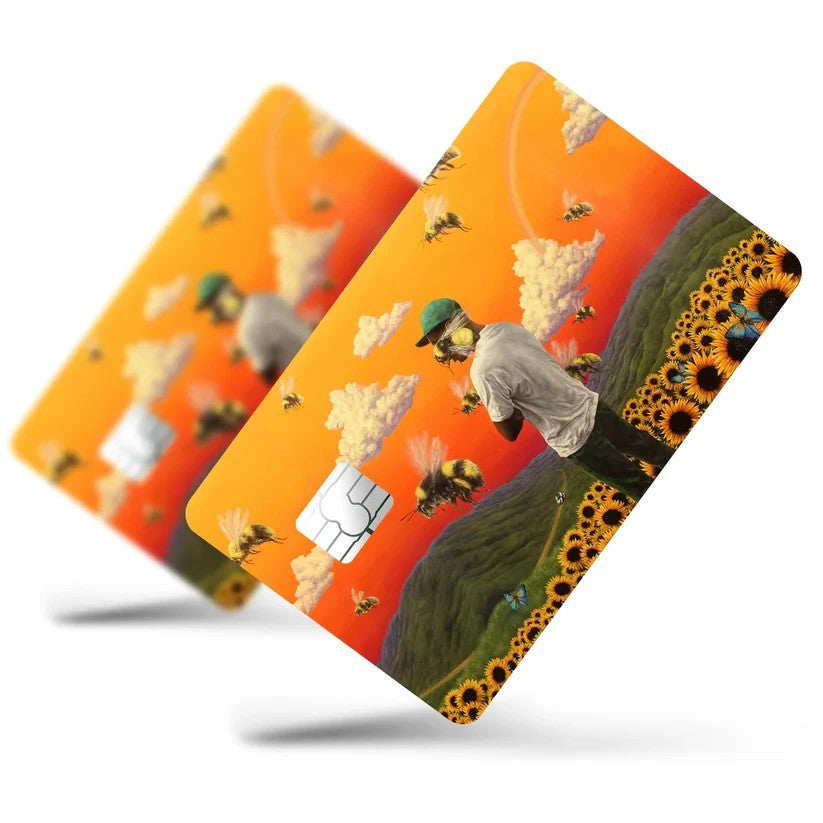 2 Pack Tyler The Creator Flower Credit Debit Card Sticker Vinyl Decal Skin Cool