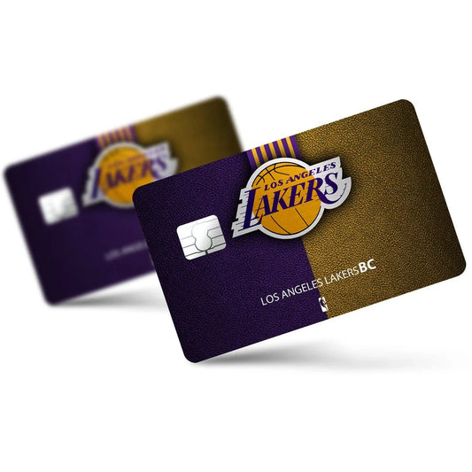 2 Pack LA Lakers Credit Debit Card Sticker Vinyl Decal Skin Basketball NBA