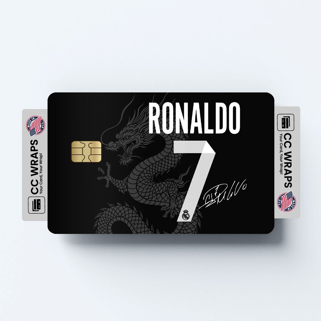2 Pack Sports CR7 Credit Debit Card Sticker Vinyl Decal Skin Durable Football