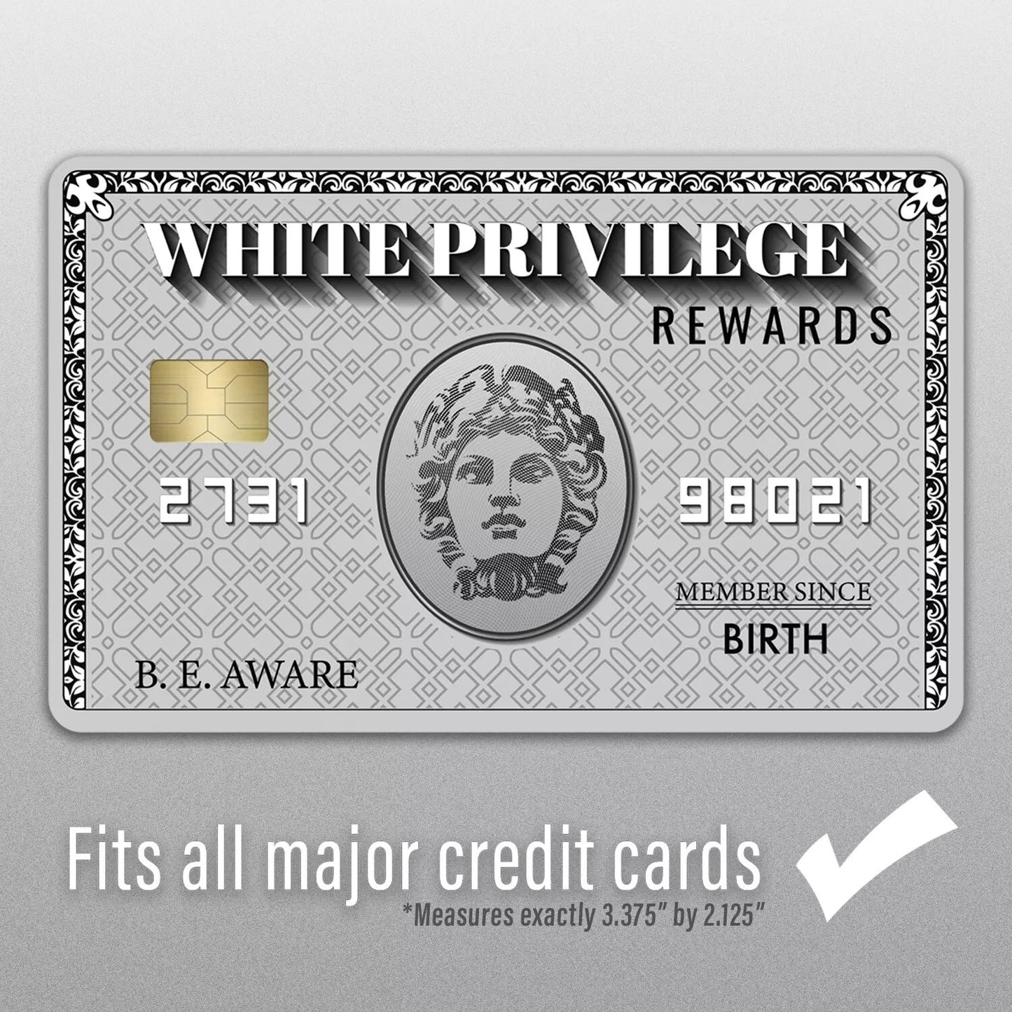 Wh te Prv ge Gray 2 Pack Credit Card Skin by CCWraps