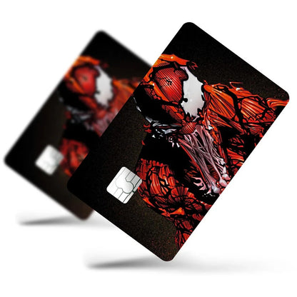 2 Pack Venom Credit Debit Card Sticker Vinyl Decal Skin Cool Marvel Superhero