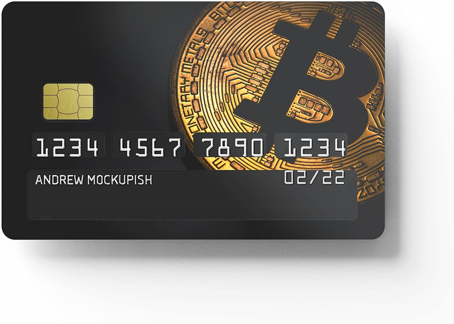 Bitcoin Crypto Custom Vinyl Credit Card Sticker by CC Wraps