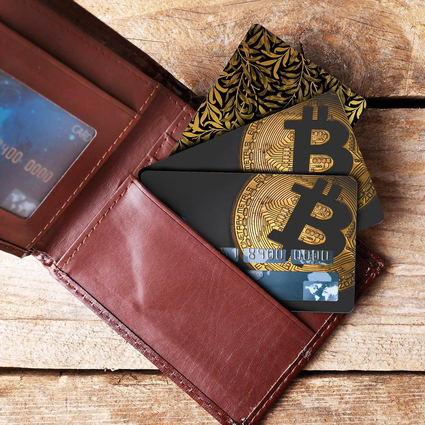 Bitcoin Crypto Custom Vinyl Credit Card Sticker by CC Wraps