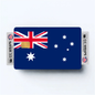 2PK Australia Flag Credit Card Sticker Skin Vinyl Decal Protector