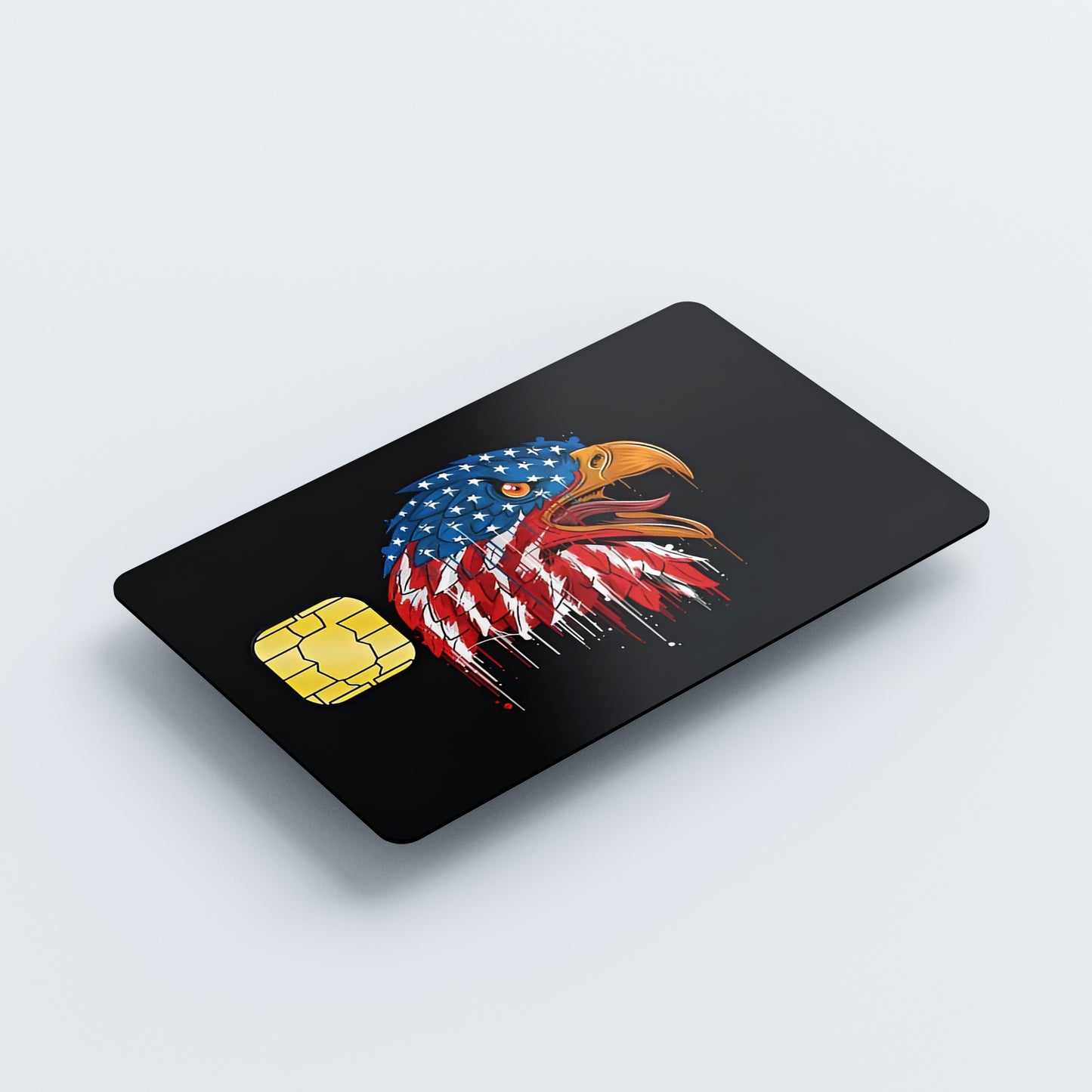 American Eagle Custom Vinyl Credit Card Sticker by CC Wraps