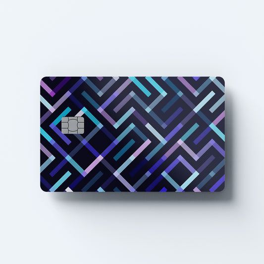 Colorful Bright Custom Vinyl Credit Card Sticker by CC Wraps