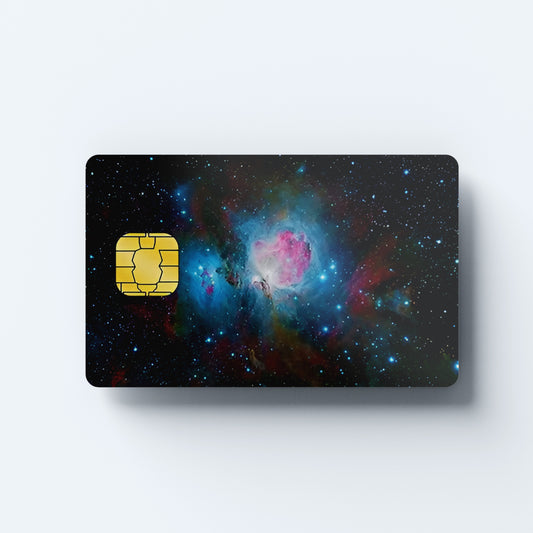 Galaxy Custom Vinyl Credit Card Sticker by CC Wraps