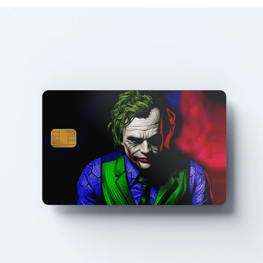 Joker Custom Vinyl Credit Card Sticker by CC Wraps