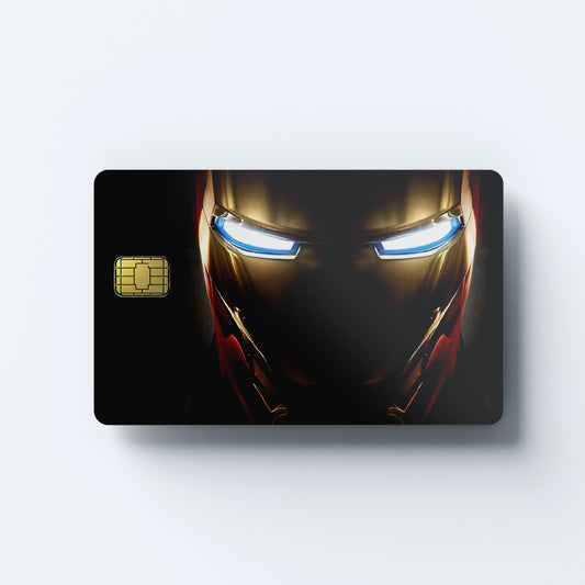 IronMan Custom Vinyl Credit Card Sticker by CC Wraps