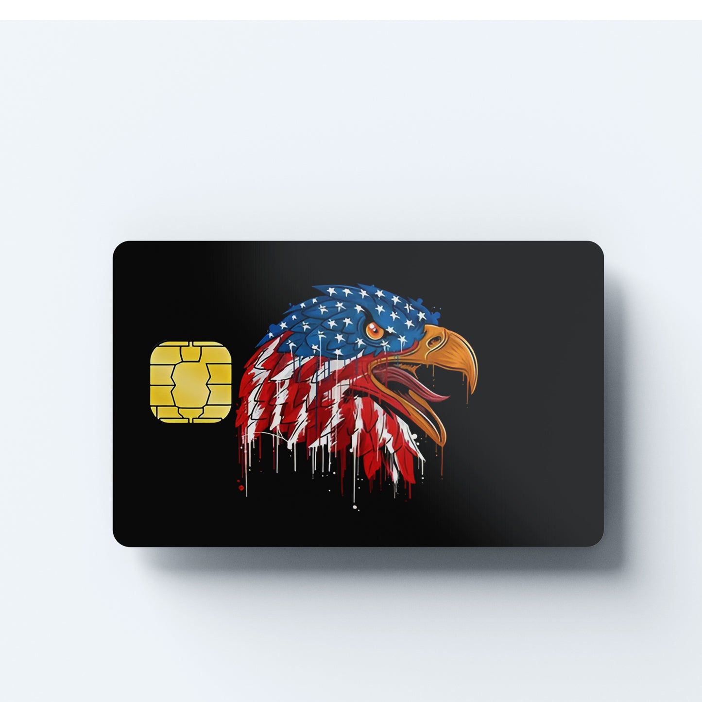 American Eagle Custom Vinyl Credit Card Sticker by CC Wraps