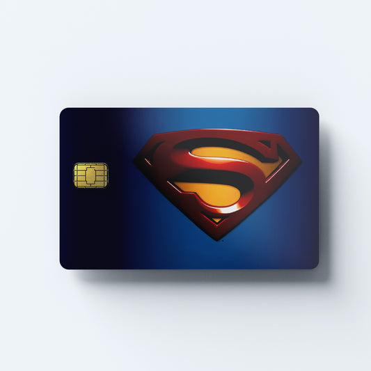 Superman Custom Vinyl Credit Card Sticker by CC Wraps