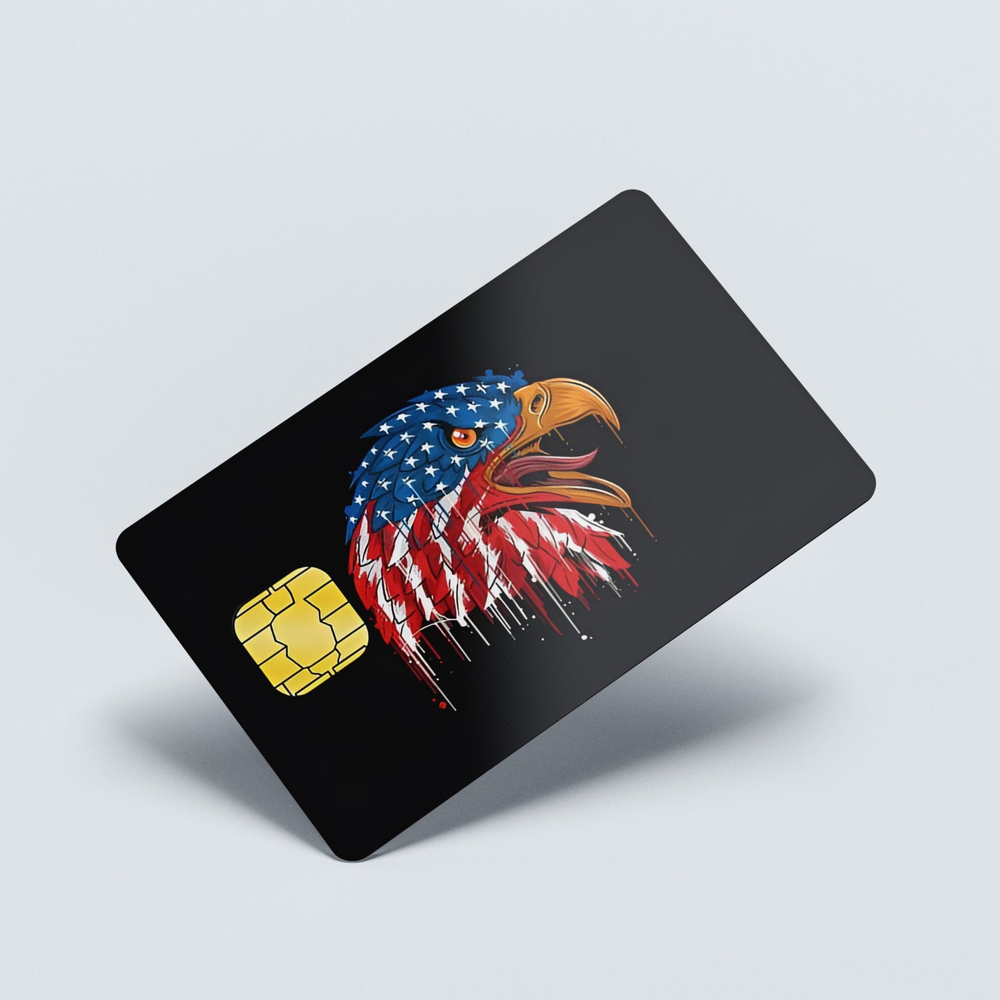 American Eagle Custom Vinyl Credit Card Sticker by CC Wraps