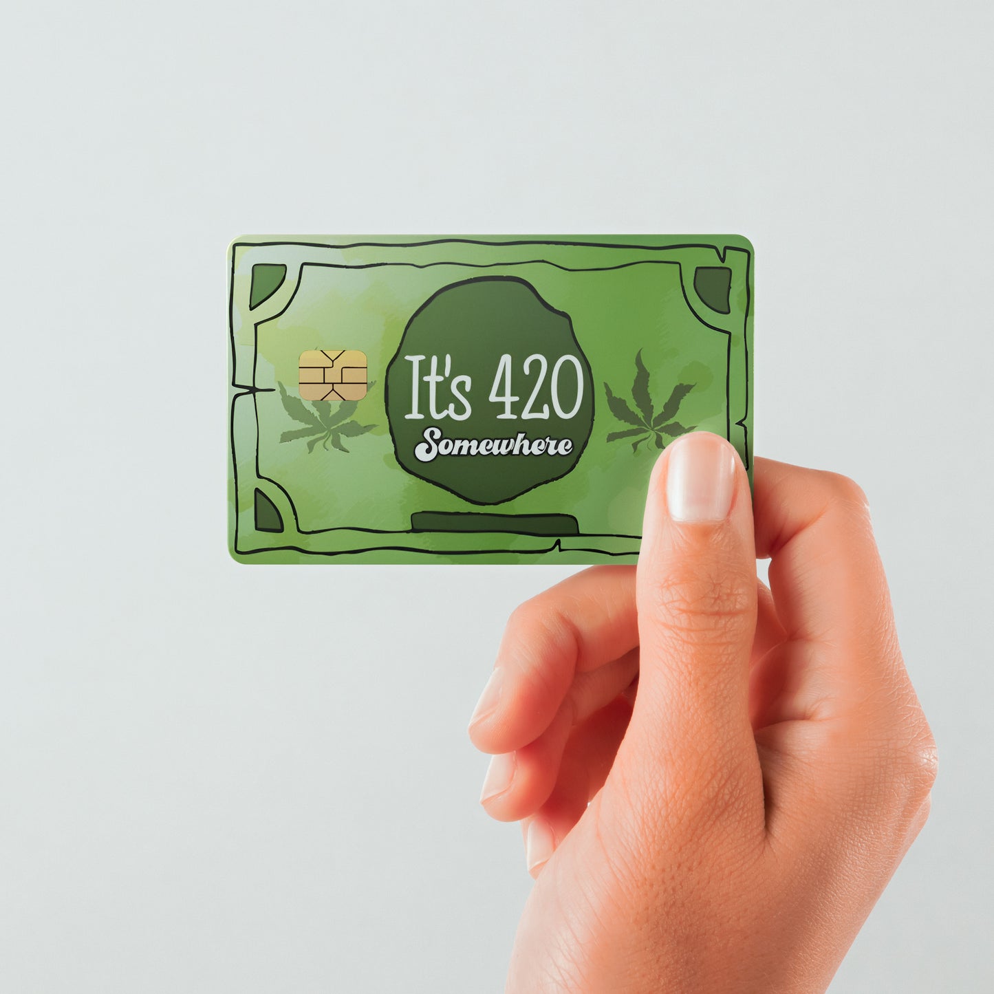 It's 420 Custom Vinyl Credit Card Sticker by CC Wraps