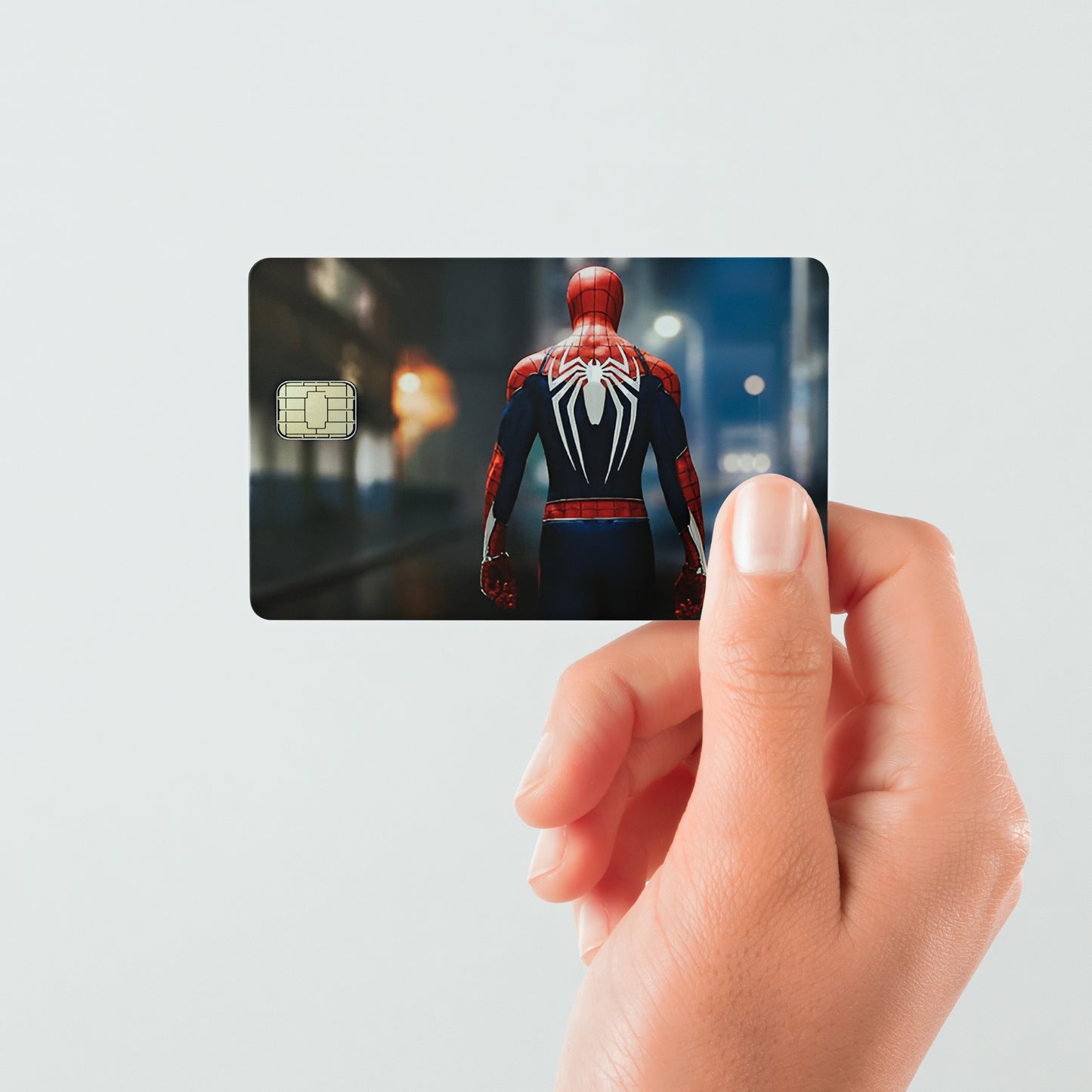 SpiderMan Custom Vinyl Credit Card Sticker by CC Wraps