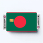 2PK Bangladesh Flag Credit Card Sticker Skin Vinyl Decal Protector