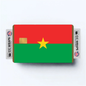 2PK Burkina Faso Flag Credit Card Sticker Skin Vinyl Decal Protector