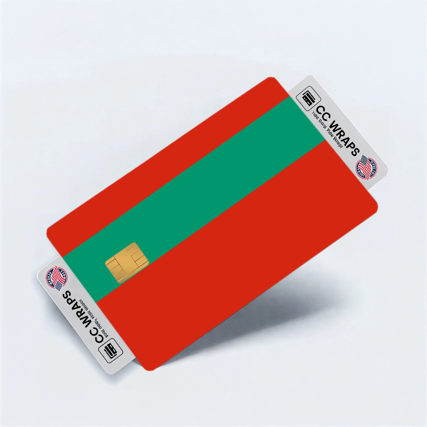 2PK Bulgaria Flag Credit Card Sticker Skin Vinyl Decal Protector