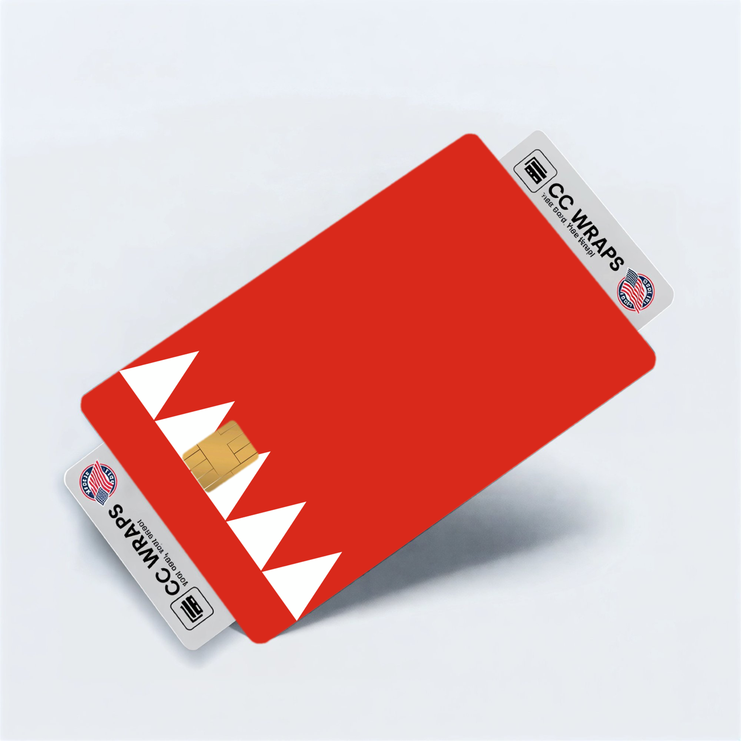 2PK Bahrain Flag Credit Card Sticker Skin Vinyl Decal Protector