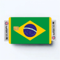 2PK Brazil Flag Credit Card Sticker Skin Vinyl Decal Protector