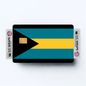 2PK Bahamas Flag Credit Card Sticker Skin Vinyl Decal Protector